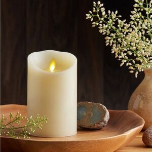 Luminara Real Flame Effect Candle- Ivory